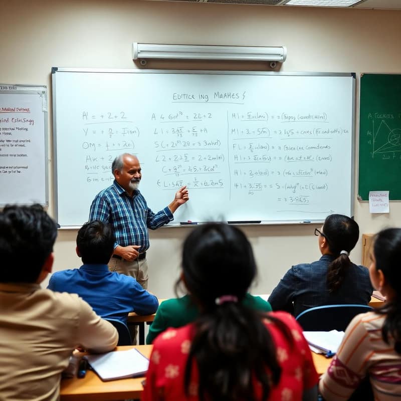 Mathematics class with expert faculty